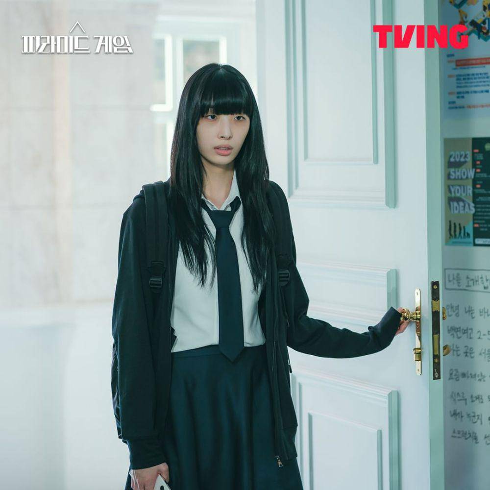 Myung Ja Eun (Ryu Da In) di drakor Pyramid Game (instagram.com/tving.official)