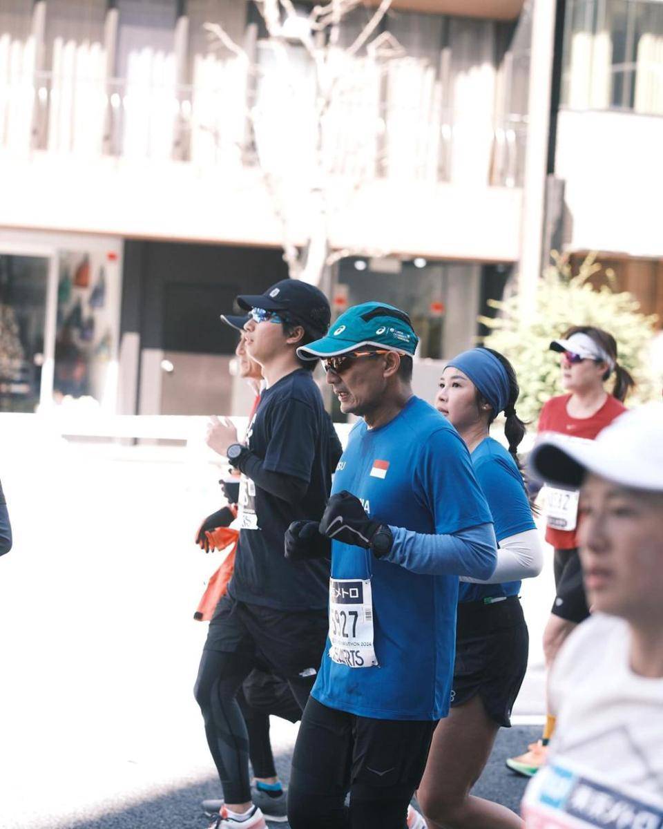 potret Sandiaga Uno ikut Tokyo Marathon 2024 (instagram.com/sandiuno)