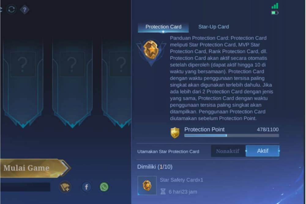 star safety card di MLBB (dok. Moonton/Mobile Legends)