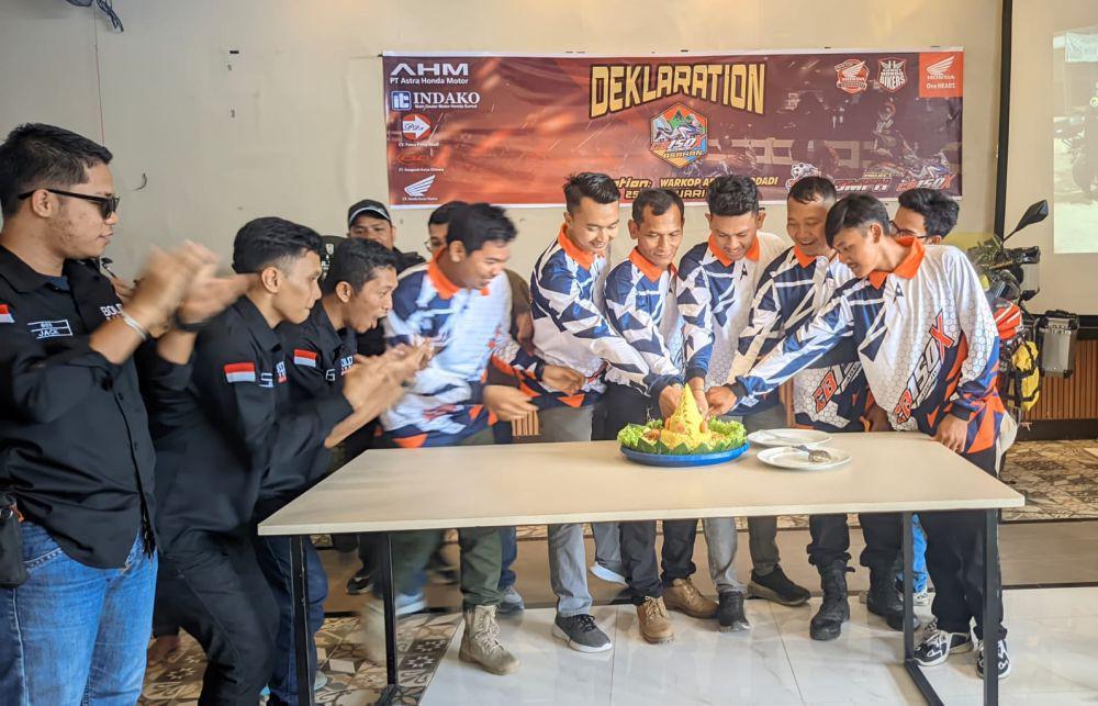 Puluhan Rider Deklarasi CB150X ADV ID Chapter Asahan