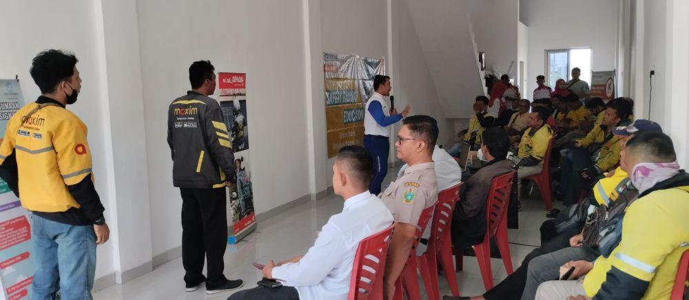 Driver Ojek Online Maxim Siantar Belajar Keselamatan Berkendara