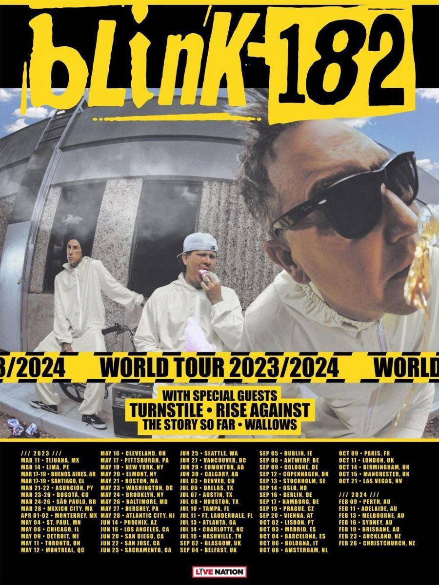 tour dunia Blink 182 (blink182.com)