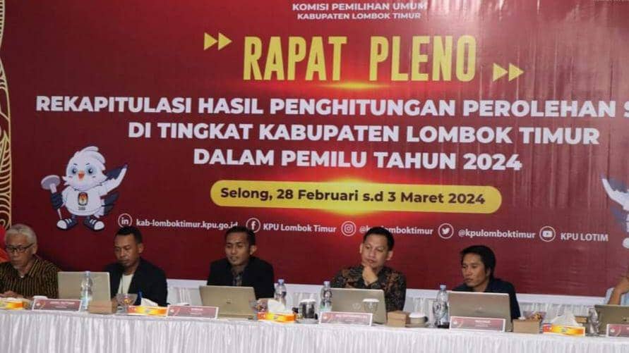 Daftar Caleg Dapil Lotim yang Dapat Kursi DPRD Provinsi NTB 2024-2029