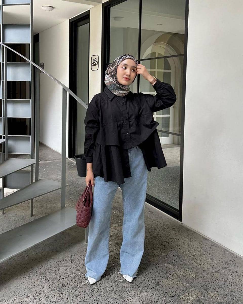 inspirasi OOTD ala Thafanya (instagram.com/thafanyads)