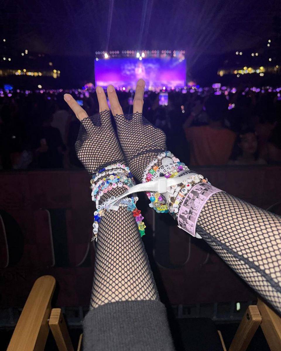 Lisa BLACKPINK di Konser Taylor Swift (instagram.com/lalalisa_m)