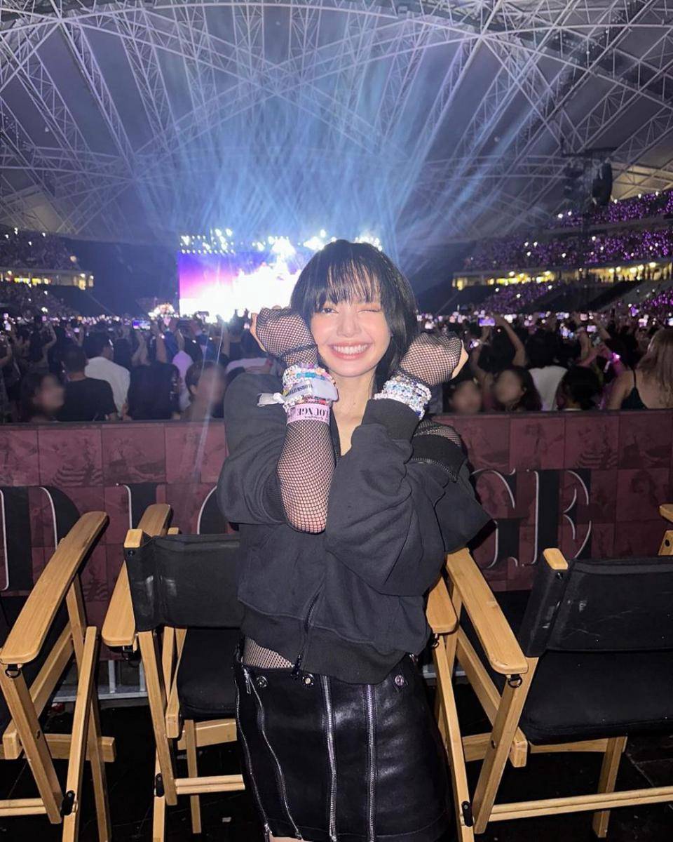 Lisa BLACKPINK di Konser Taylor Swift (instagram.com/lalalisa_m)