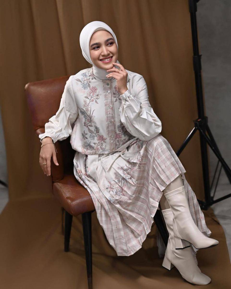 inspirasi OOTD lebaran ala Cut Syifa (instagram.com/cutsyifaa)