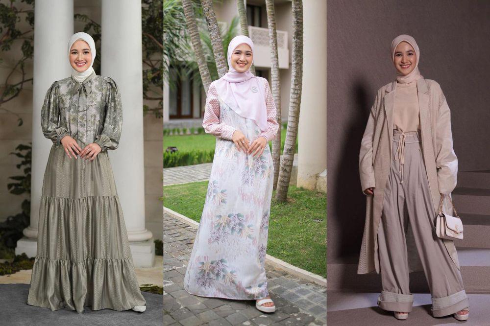 8 Inspirasi OOTD Hijab untuk Lebaran ala Cut Syifa, Anggun Banget!