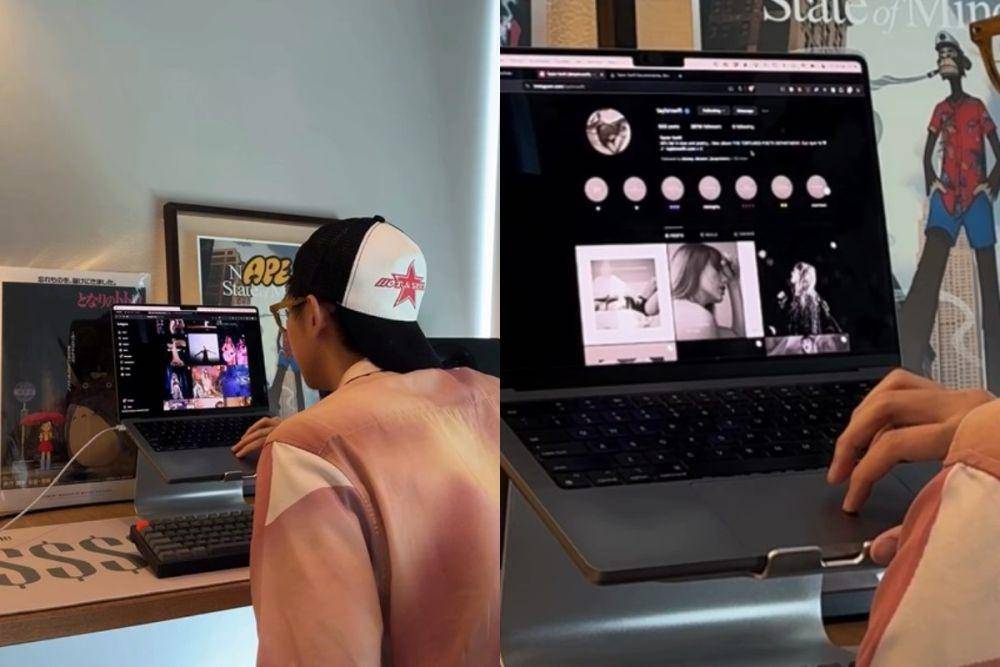 potret effort Brandon Salim sebelum konser Taylor Swift (instagram.com/brandonsalim)