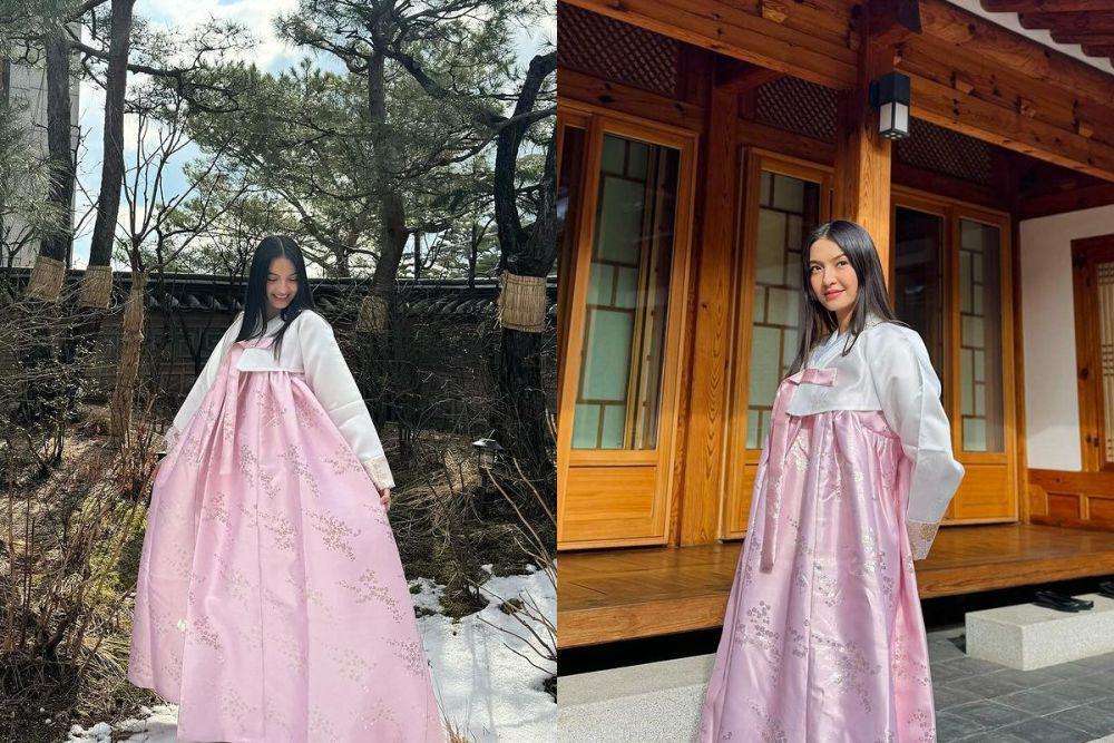 7 Momen Raline Shah Pakai Hanbok di Korea, bak Putri Raja
