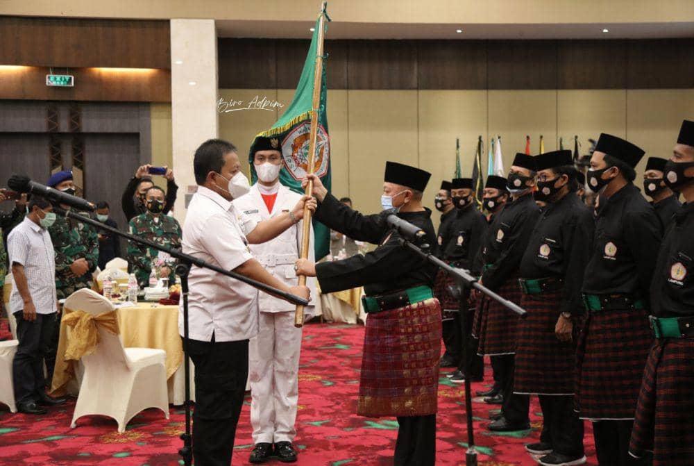 Momen pelantikan Pengurus IPSI Provinsi Lampung masa bhakti 2020-2024. (Dok. Pemprov Lampung).