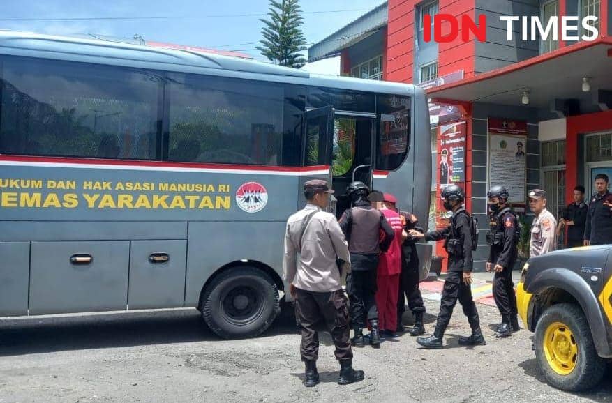 Kurang Lebih selama 3 bulan para napiter tersebut menjalani pembinaan, Senin (4/3/2024).(IDN Times/Cokie Sutrisno)