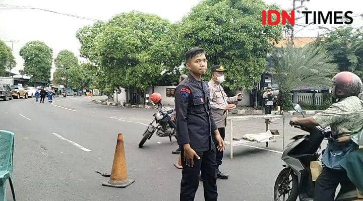 Ada Ledakan, Mako Gegana Polda Jatim Disterilkan