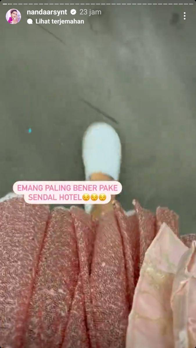 potret Nanda Arsyinta nonton konser Taylor Swift (instagram.com/nandaarsynt)