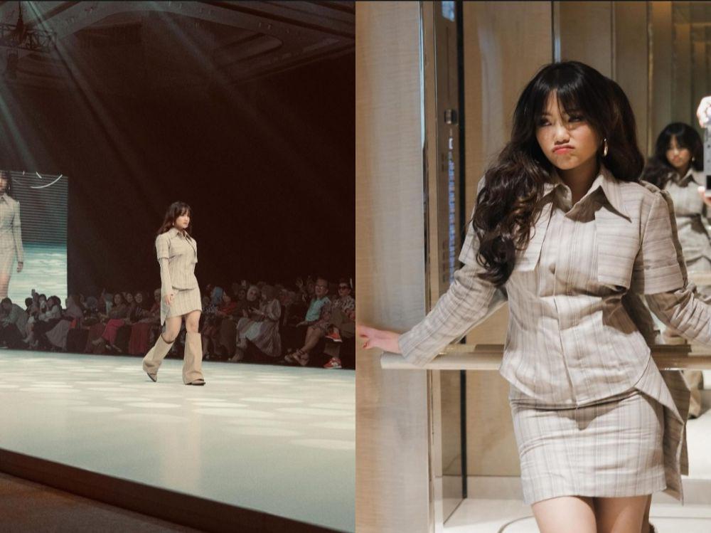 8 Potret Fuji di Indonesia Fashion Aesthetic, Tampil Percaya Diri