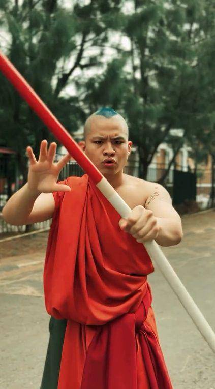 potret Cellos cosplay jadi Aang Avatar (instagram.com/celloszxz)