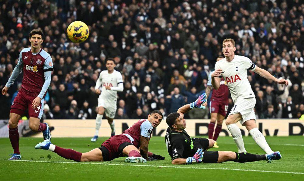 Tottenham Hotspur melawan Aston VIlla di Premier League 2023/2024. (premierleague.com)