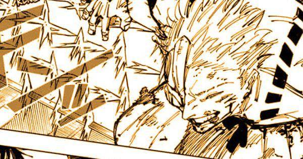 Sukuna bersiap menyerang Maki ( Dok. Shueisha / Jujutsu Kaisen )