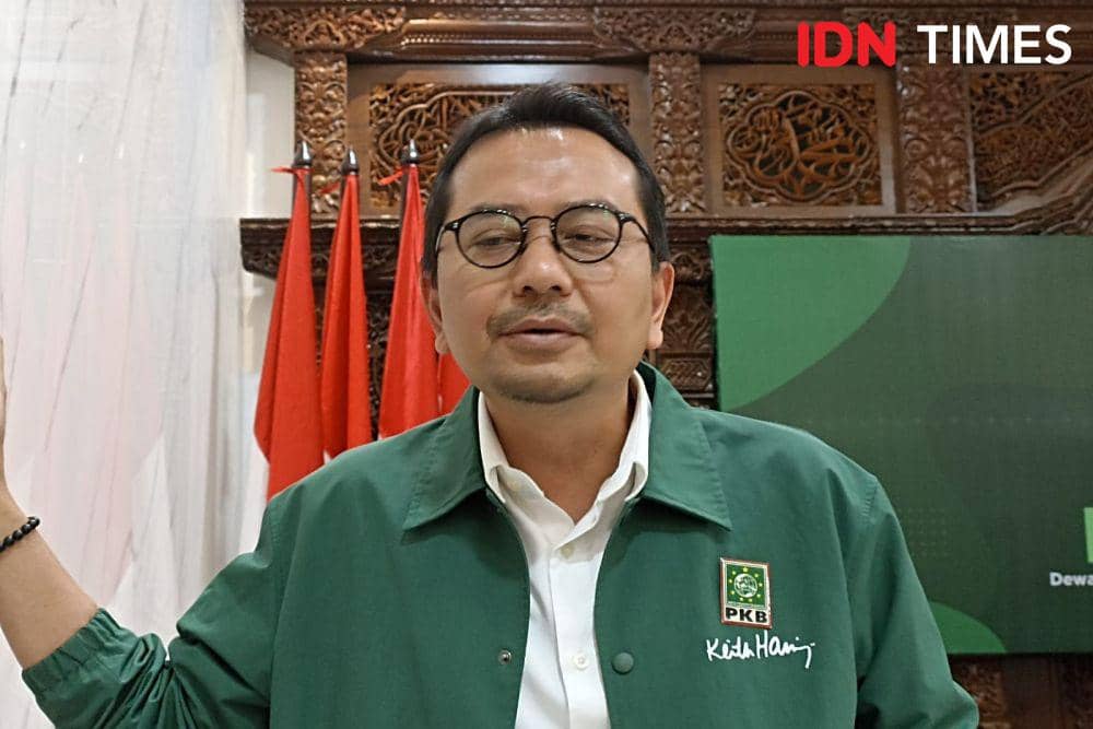 Wasekjen PKB, Syaiful Huda menyebut partainya belum putuskan untuk melanjutkan poros perubahan di Pilkada DKI Jakarta 2024. (IDN Times/Amir Faisol)