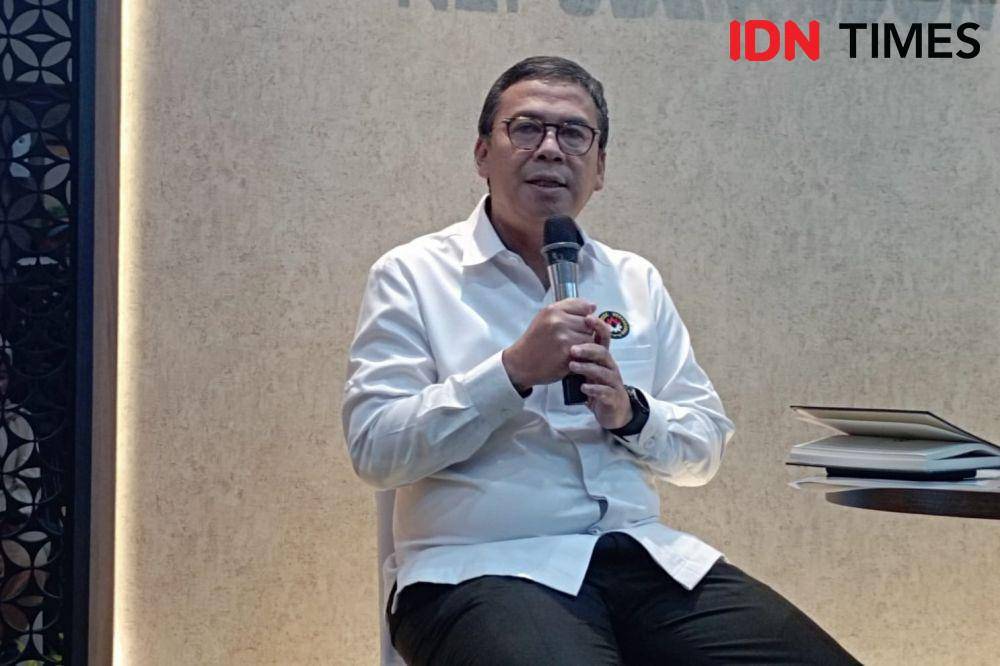 Deputi Bidang Koordinasi Peningkatan Kesejahteraan Sosial Kemenko PMK, Nunung Nuryartono di gedung Kemenko PMK, Senin (4/3/2024). (IDN Times/Dini Suciatiningrum)