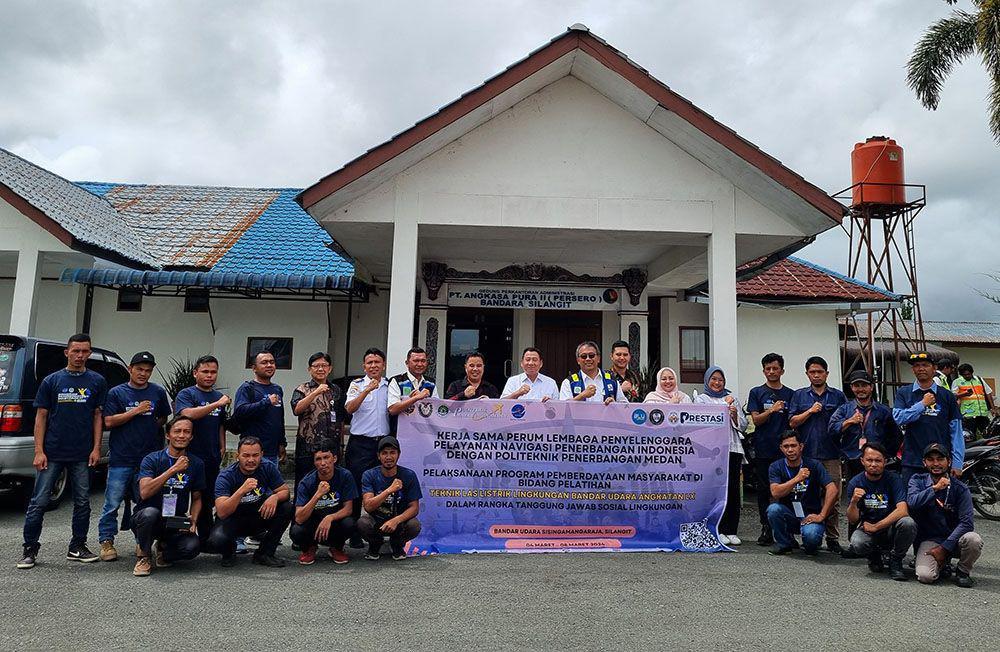 AirNav Beri Pelatihan Las Listrik Bandara Warga Silangit dan Sibolga