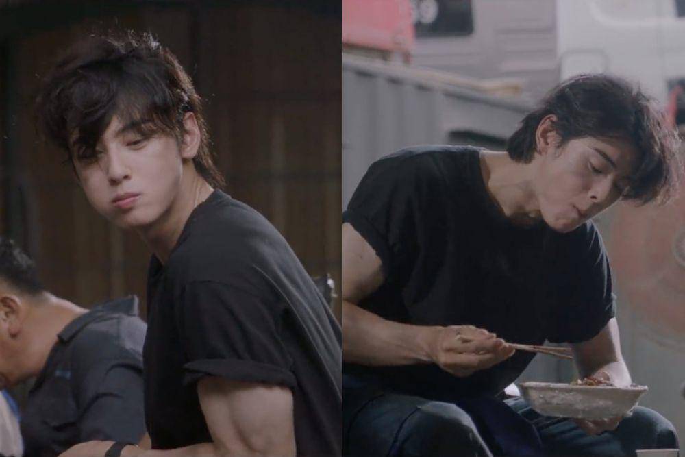 potret Cha Eun Woo makan jjangmyeon di episode 2 drama Wonderful World (dok.Disney Plus Hotstar)