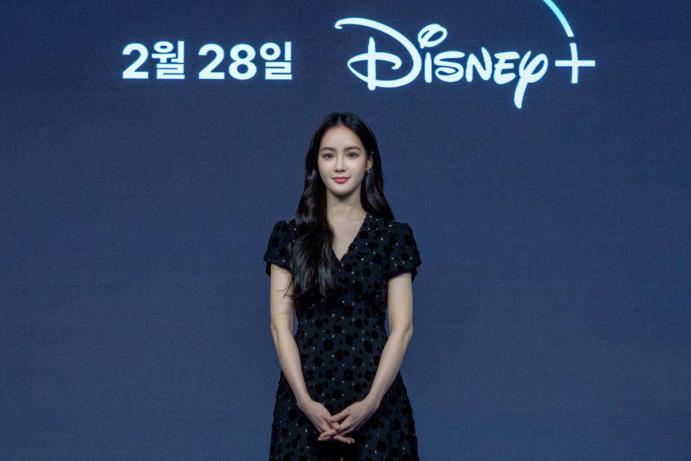 Hong Suzu di konferensi pers The Impossible Heir (dok. Disney+ Hotstar/The Impossible Heir)