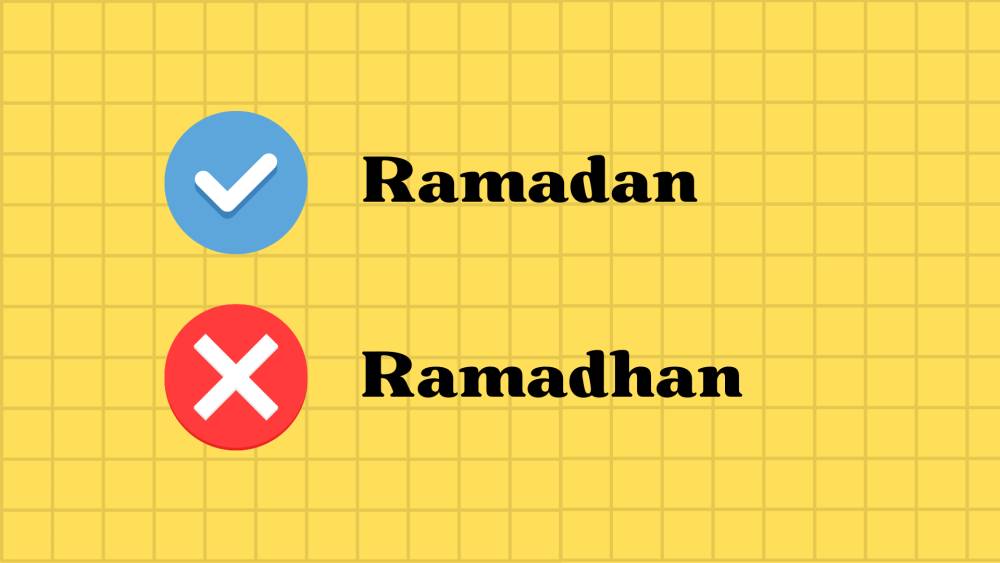 penulisan kata ramadan yang tepat (dok.pribadi/ Nurul Azizah)