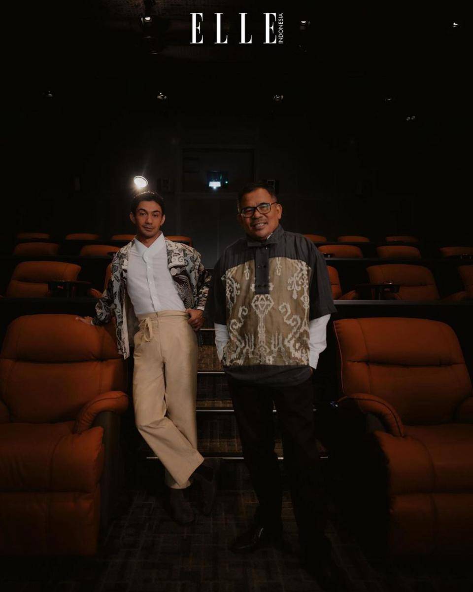 gaya Reza Rahadian dengan busana etnik (instagram.com/officialpilarez)
