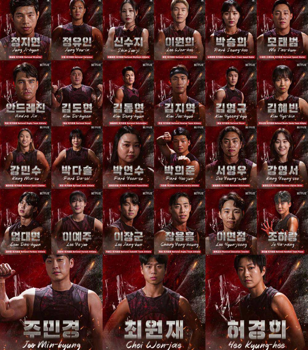 Poster peserta Physical: 100 season 2 (Instagram.com/netflixkcontent)