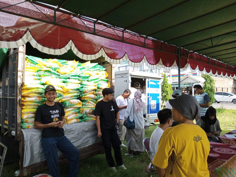 Operasi Pasar Beras Murah Disambut Antusias Warga Imogiri Bantul