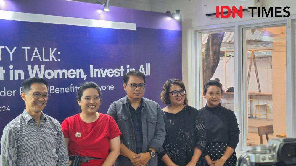 Diskusi Equity Talk bertemakan “Invest in Women, Invest in All: How Gender Equality Benefits Everyone” (IDN Times/Lia Hutasoit)