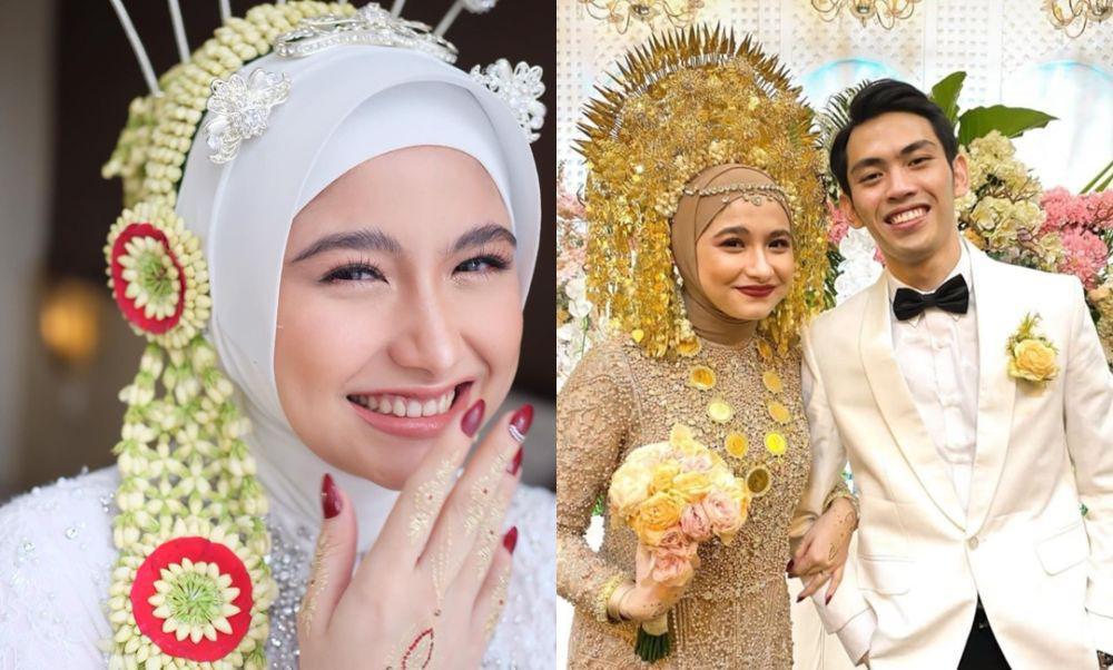 7 Gaya Pernikahan Faye Nicole, Pakai Adat Jawa dan Minang