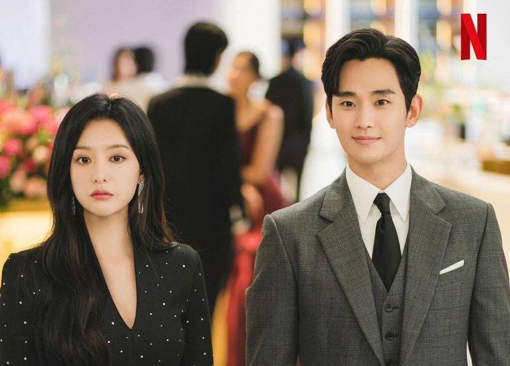Kim Ji Won dan Kim Soo Hyun di drama Queen of Tears (instagram.com/ netflixkcontent)