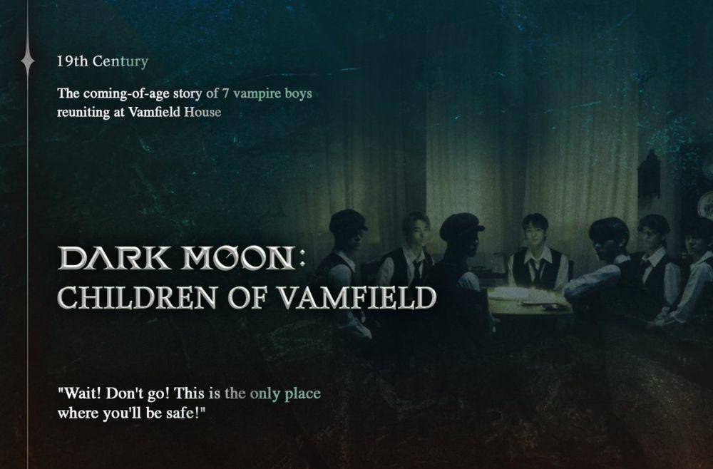poster serial Webtoon Dark Moon: Children of Vamfield (twitter.com/DARKMOON_HYBE)