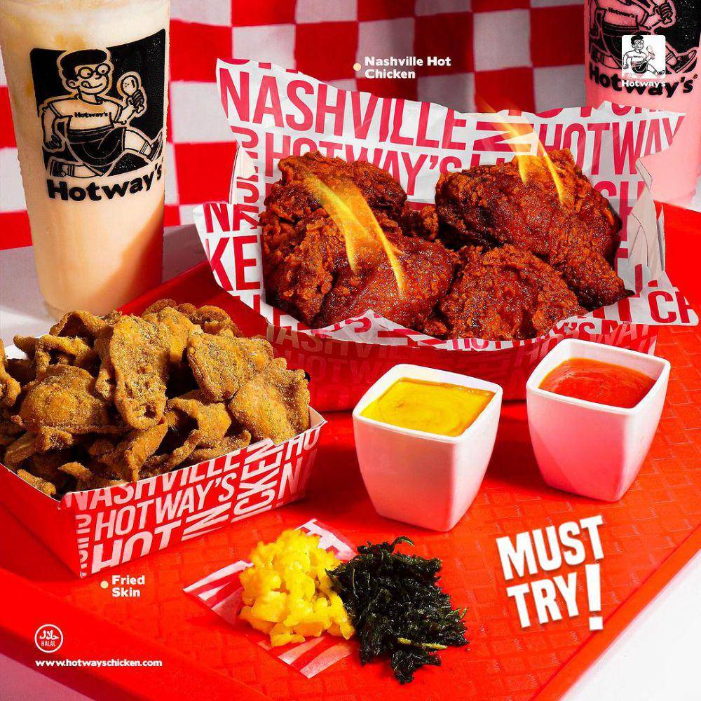 Hotway's chicken. Instagram/hotwayschicken.id