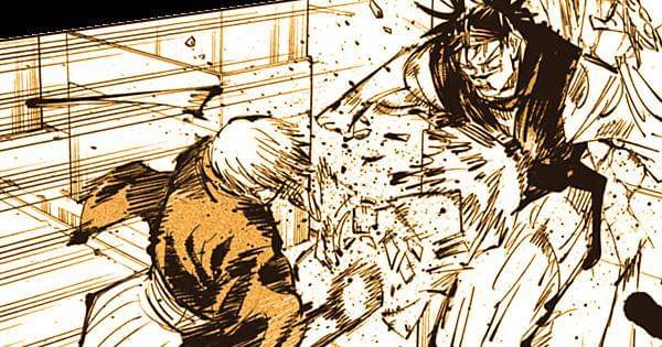 Choso mulai terdesak oleh Naoya ( Dok. Shueisha / Jujutsu Kaisen )