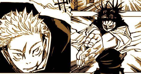 Yuji dan Choso bekerjasama membasmi kutukan ( Dok. Shueisha / Jujutsu Kaisen )