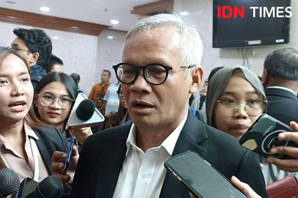 Politikus Senior PDIP, Aria Bima mendorong penggunaan hak angket kecurangan pemilu di DPR RI. (IDN Times/Amir Faisol)