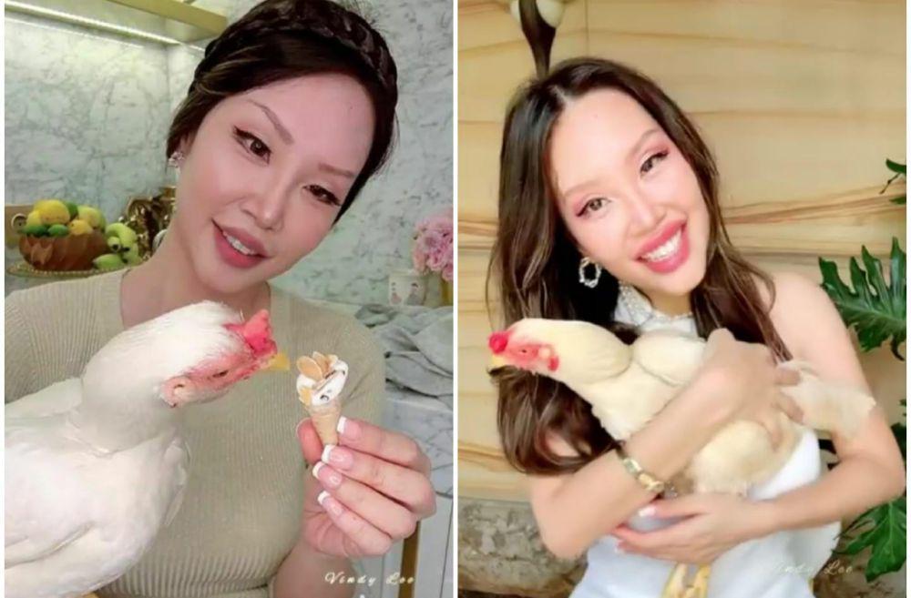 10 Perlakuan Istimewa Chef Vindy Lee untuk Ayam Kesayangannya, Chiki