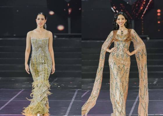 Potret Wakil Jawa di Evening Gown Preliminary Puteri Indonesia 2024 (Instagram.com/officialputeriindonesia)