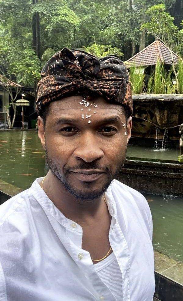 potret Usher di Bali (instagram.com/usher)