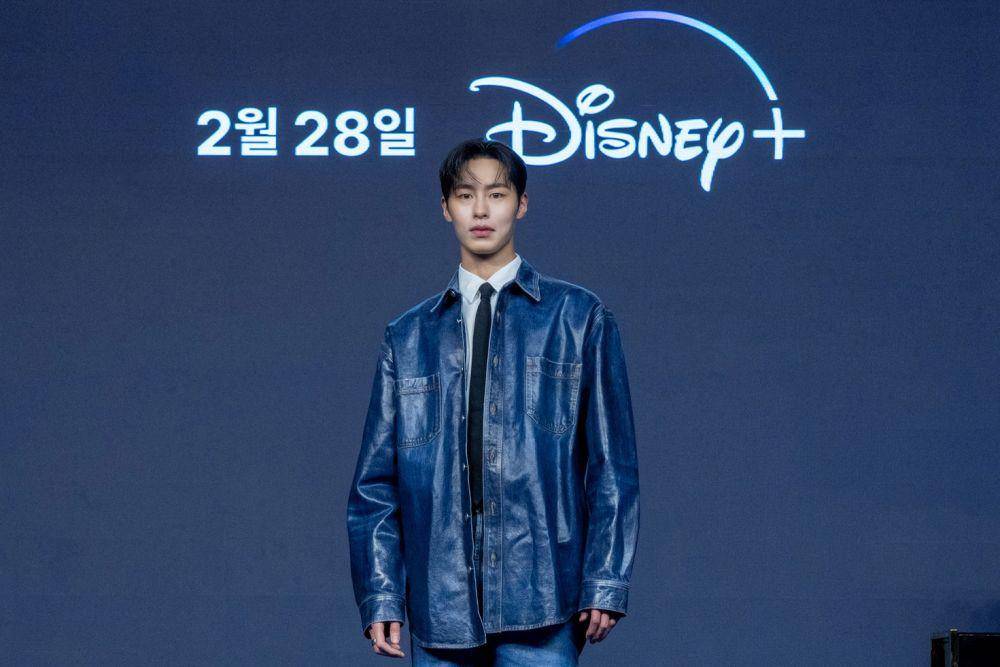 Lee Jae Wook di konferensi pers The Impossible Heir (dok. Disney+ Hotstar/The Impossible Heir)