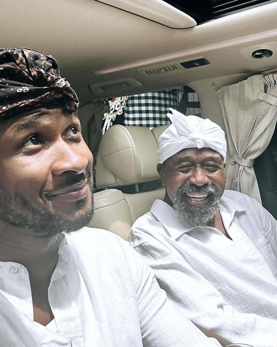 potret Usher di Bali (instagram.com/unclerush)
