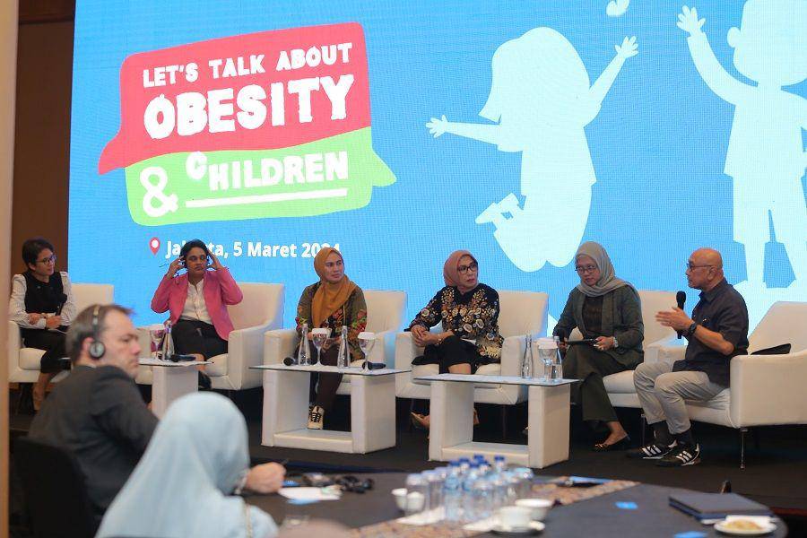 ilustrasi diskusi media tentang Obesitas pada anak (dok. Novo Nordisk)