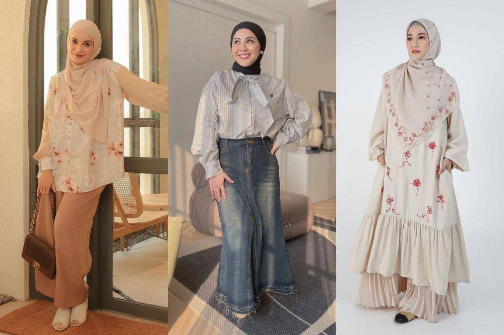 ide OOTD Ramadan di rumah (instagram.com/shireensungkar) | (instagram.com/kesharatuliu05) | (instagram.com/natasharizkynew)