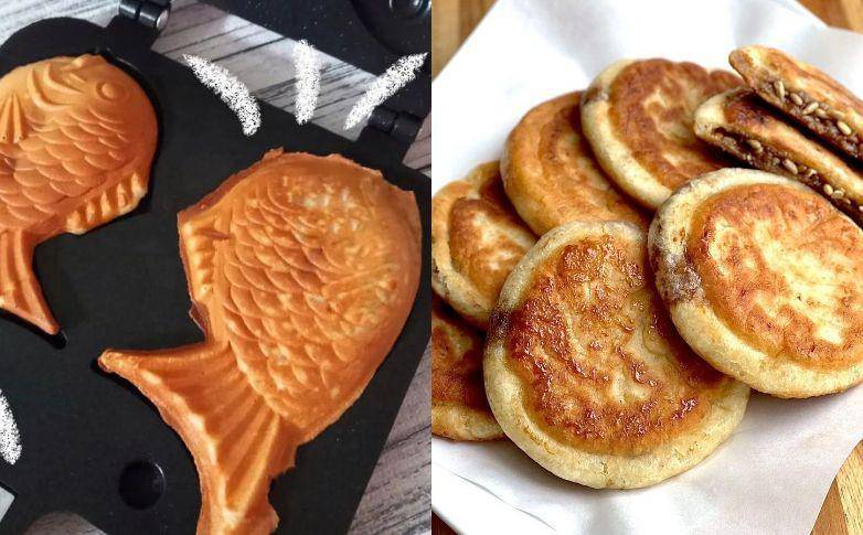 Bungeoppang dan hotteok. (Instagram/daebakkitchen)