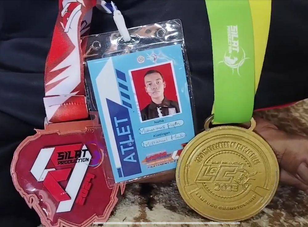 Raihan prestasi korban MF di bidang pencak silat. (IDN Times/Istimewa).
