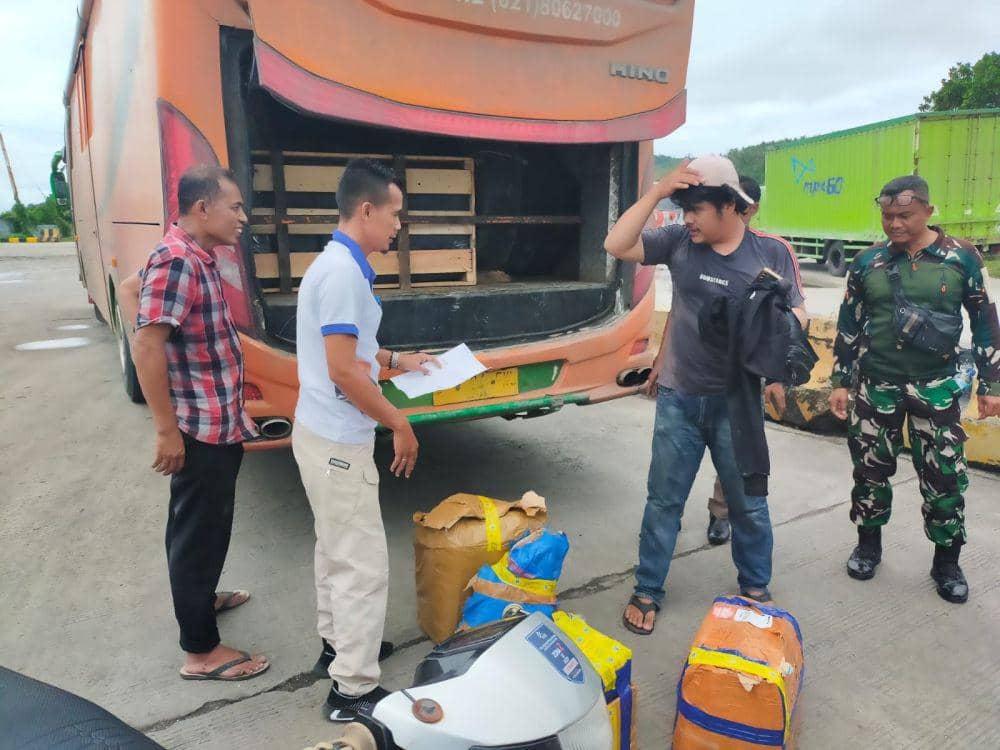 Penampakan barang bukti sirip hiu diamankan Balai Karantina Lampung.. (Dok. Karantina Lampung).