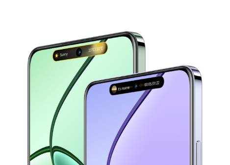 ilustrasi realme 12 5G dengan fitur Mini Capsule 2.0 (realme.com)